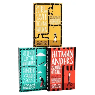 Jonas Jonasson 3 Books Collection Set (accidental Further Adventures, Hitman Anders And The Girl Who Saved The King)