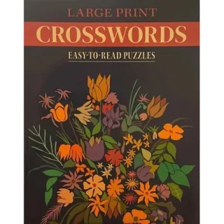 Large Print Crosswords Easy-To-Read Puzzles