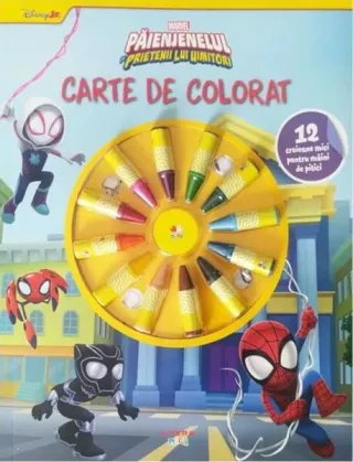 Disney Marvel. Păienjenelul și prietenii lui uimitori. Carte de colorat