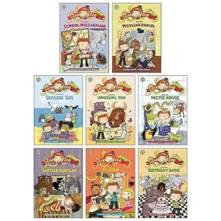 Zak Zoo Series 8 Books Collection Set By Justine Smith (zak Zoo And The School Hullabaloo, Seaside Sos, Peculiar Parcel, Unusual Yak, Hectic House, Baffled Burglar, Tv Crew, The Birthday)