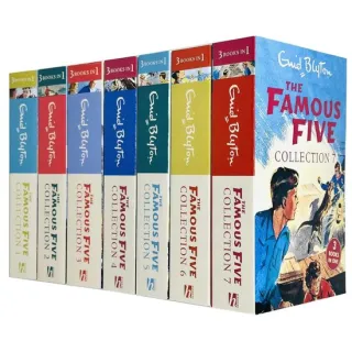 Enid Blyton Famous Five Collection 1-7 Books Set 21 Stories (3 Books in 1)