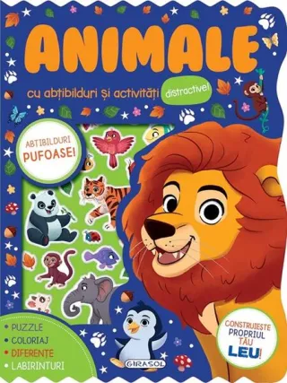Abțibilduri pufoase - Animale