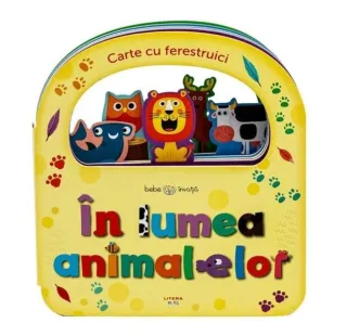 Bebe învață. În lumea animalelor. Carte cu ferestruici