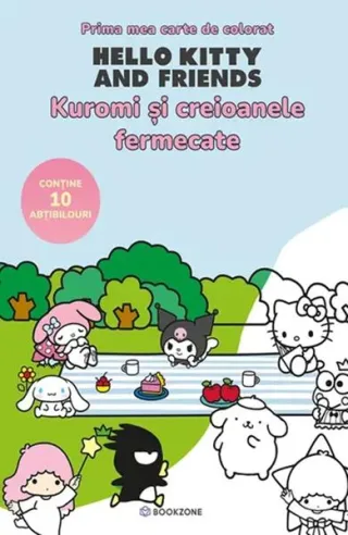 Prima mea carte de colorat. Hello Kitty and Friends. Kuromi și creioanele fermecate