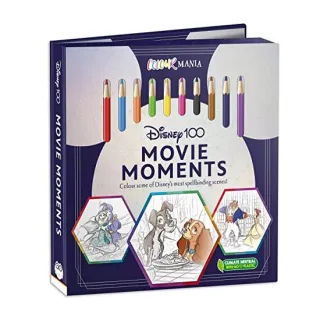 Disney 100: Movie Moments (Colouring Book and Pencil Set)