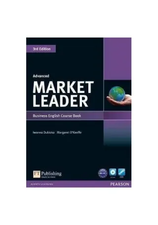 Market Leader 3rd Edition C1/C2 Advanced Business English Course Book with DVD-ROM