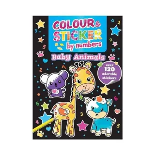 Colour And Sticker By Numbers Baby Animals (Csa Cl(...)