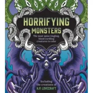 Horrifying Monsters Colouring Book