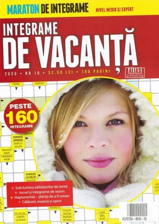 Integrame de vacanță nr. 10/2026