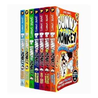 Bunny vs Monkey 7 Books Collection Set By Jamie Smart