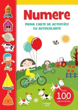 Numere. Prima carte de activități cu autocolante