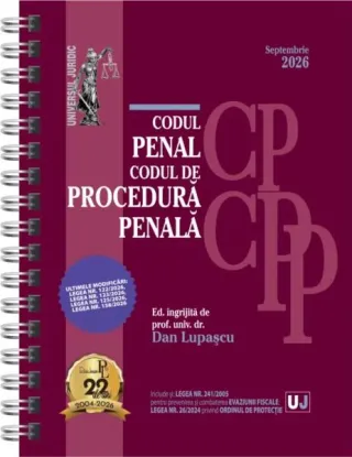 Codul penal și Codul de procedură penală. Septembrie 2026