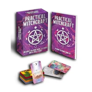 Practical Witchcraft Book & Card Deck Includes 128-page Book, 52 Cards and a Spell Chart