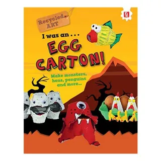Recycled ART: I was an EGG CARTON!