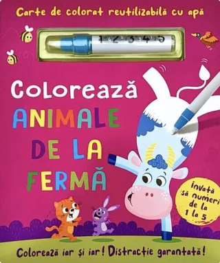 Colorează animale de la fermă