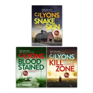 CJ Lyons Lucy Guardian FBI Thrillers 3 Books Collection Set - Kill Zone, Blood Stained, Snake Skin