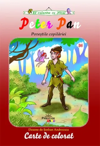 Peter Pan. Carte de colorat