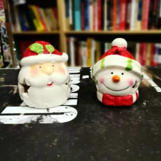 Light Up Ceramic Battery Christmas