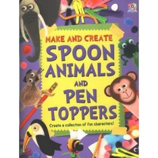 Maestro Activity Books Spoon Animals and Pen Toppers
