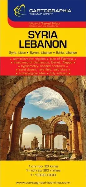 Hartă rutieră Siria, Liban
