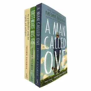 Fredrik Backman 3 Books Collection Set A Man Called Ove Britt-marie Was Here My Grandmother Sends .