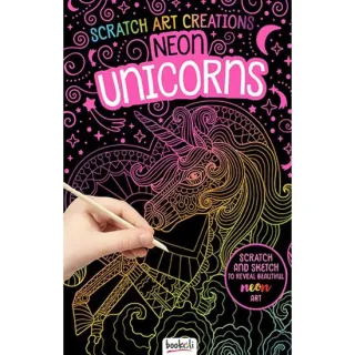 Scratch Art Creations - Neon Unicorns