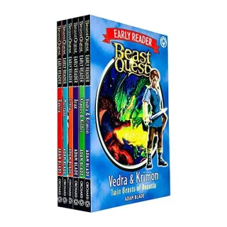 Beast Quest Early Reader 6 Books Collection Set, Adam Blade