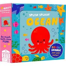 Colour Changing Bath Book: My Little Ocean