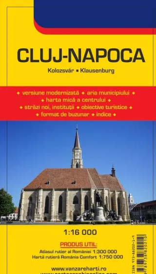Harta orașului Cluj-Napoca