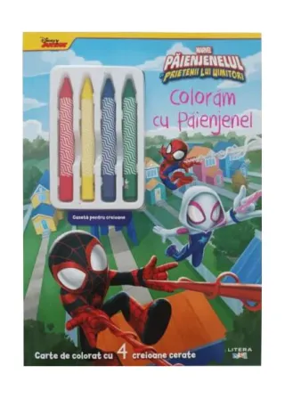 Marvel. Păienjenelul și prietenii lui uimitori. Colorăm cu Păienjenel
