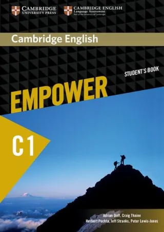Cambridge English Empower Student's Book C1