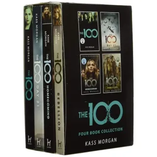 Kass Morgan 100 Series 4 Books Collection Set (The 100, The 100: Day 21, Homecoming, Rebellion)