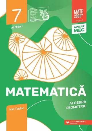 Matematică. Aritmetică, algebră, geometrie. Caiet de lucru. Clasa a VII-a. Inițiere. Partea I (2026-2027)