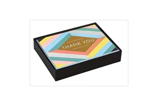 Geometric Pastel Luxe Thank You Notes