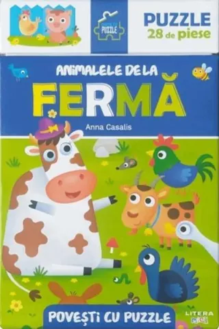 Povești cu puzzle. Animalele de la fermă
