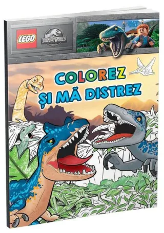 Colorez și mă distrez în Jurassic World!