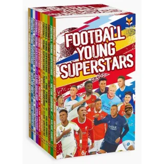 Football Young Superstars 12 Books Box Set: Jude Bellingham, Marcus Rashford, Phil Foden, Bukayo Saka, Kylian Mbappe