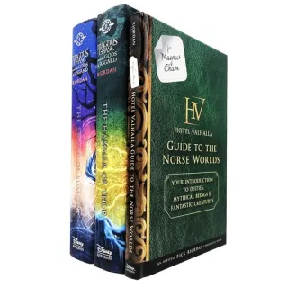Rick Riordan Magnus Chase Deluxe Collection 3 Books Set Norse Mythology Book Series (The Sword of Summer, The Hammer of Thor, Hotel Valhalla Guide to the Norse Worlds)
