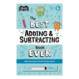 Help With Homework: Best Adding & Subtracting Book Ever Wipe Clean (IncPen)