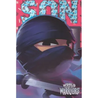 World Of Warriors- Birthday Card 