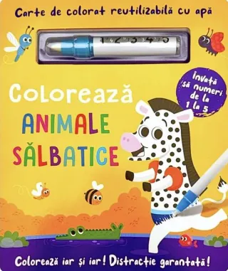 Colorează animalele sălbatice