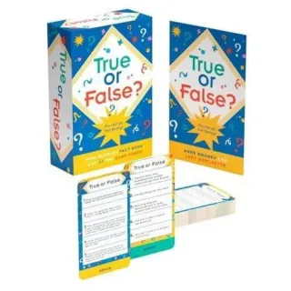 True Or False? Mind-Blowing 128-page Fact Book and 52 Fun Game Cards