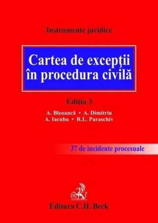 Cartea de excepții în procedura civilă