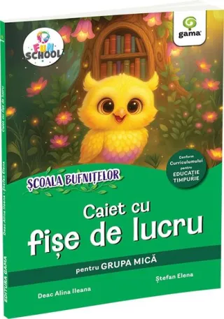 Caiet cu fișe de lucru (grupa mică)