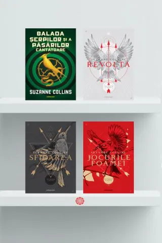 Pachet Serie Jocurile foamei – Suzanne Collins (Vol. 1–4)