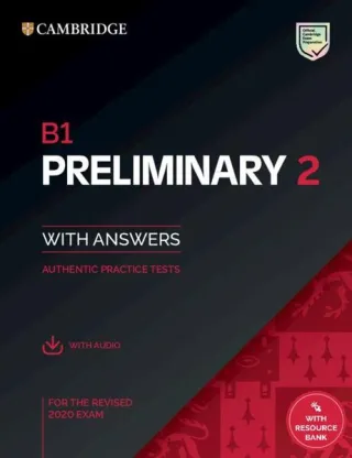 B1 Preliminary 2, Student's Book with Answers with Audio with Resource Bank