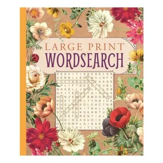 LARGE PRINT WORDSEARCH.