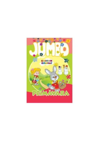 Jumbo. Primăvara. Carte de colorat