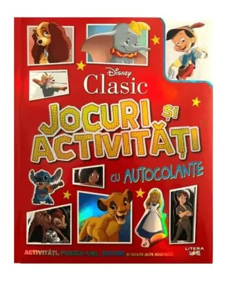 Disney Clasic. Jocuri și activități cu autocolante