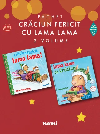 Pachet Crăciun fericit cu Lama Lama 2 vol.